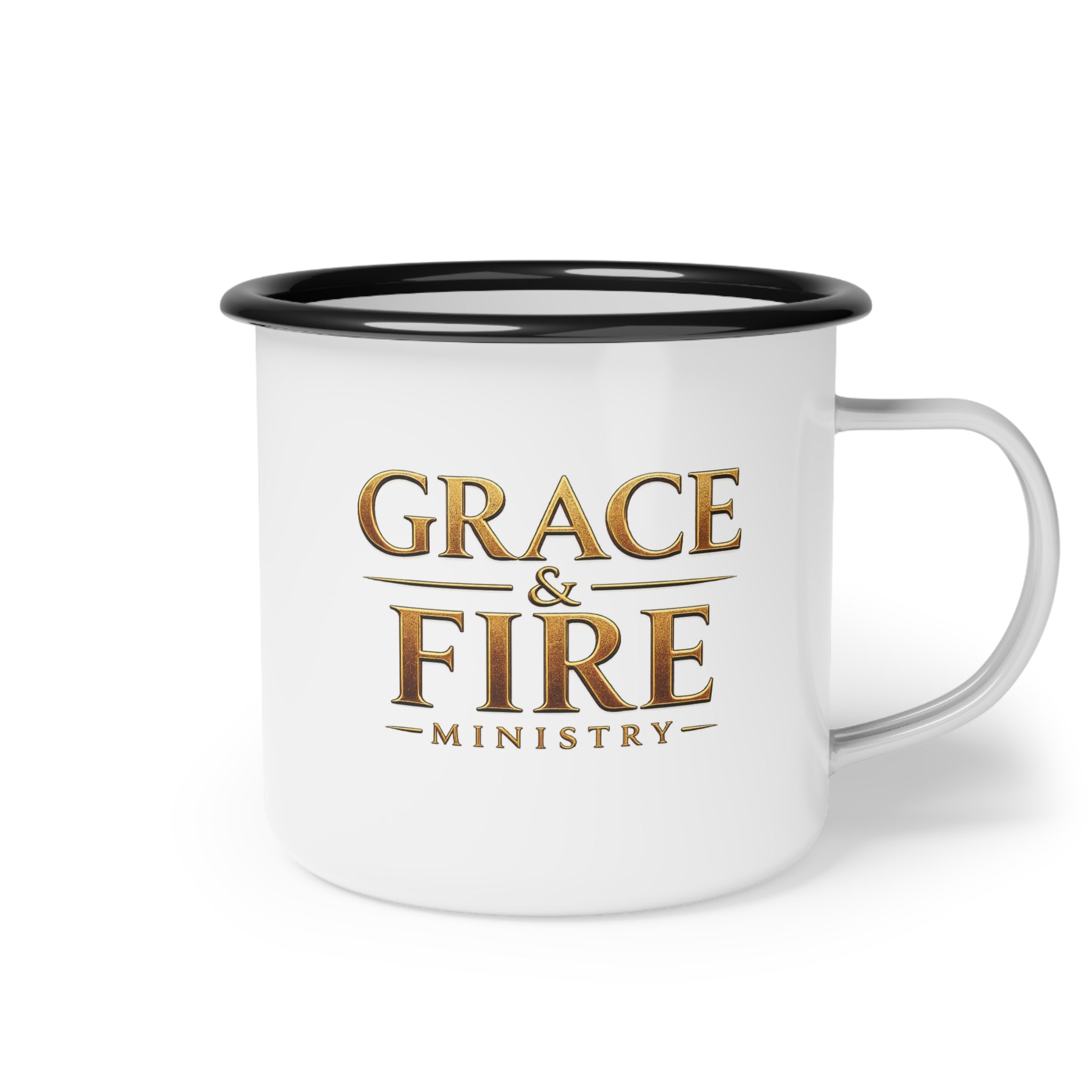 Grace & Fire Signature Enamel Camp Cup