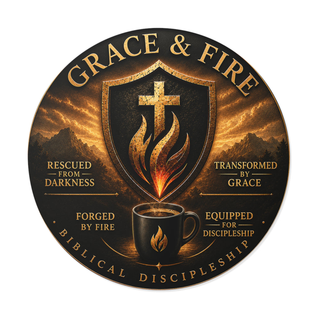 Grace & Fire Signature Sticker