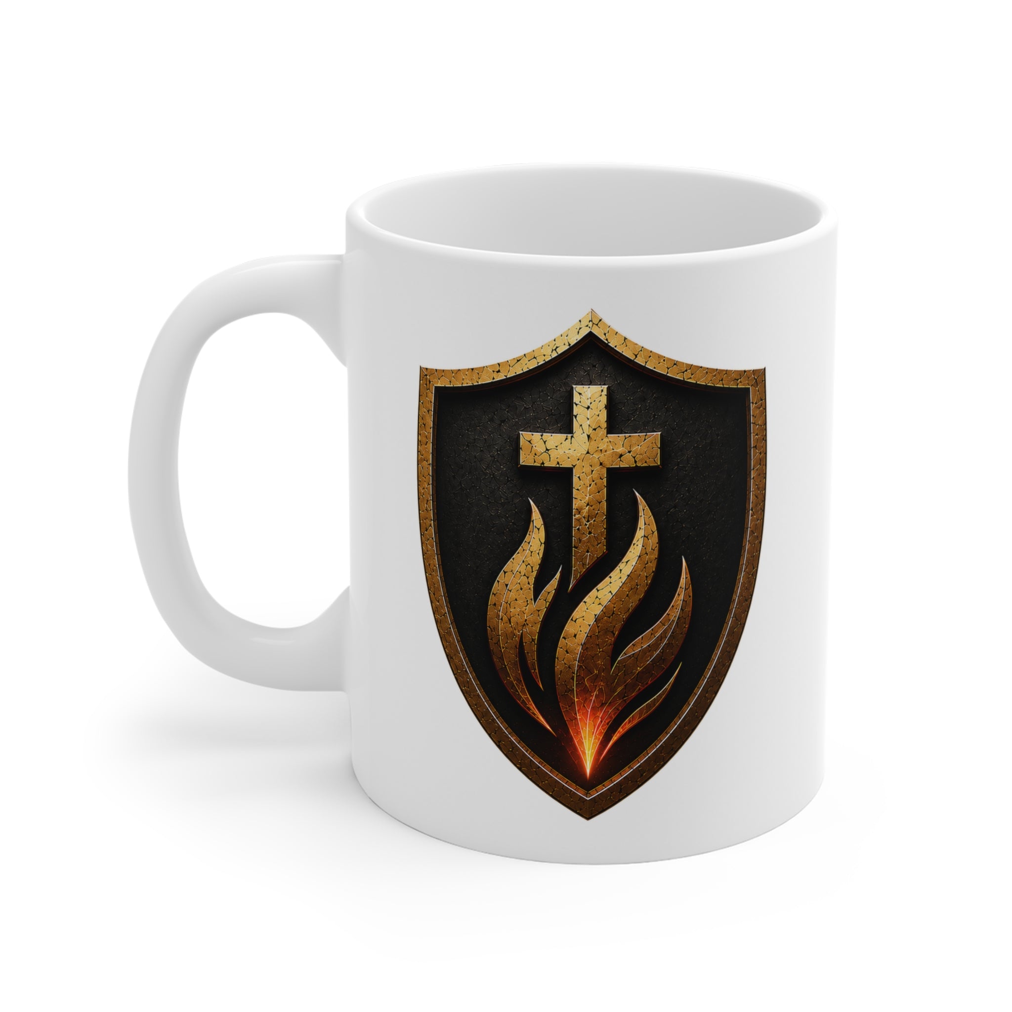 Grace & Fire Shield Mug