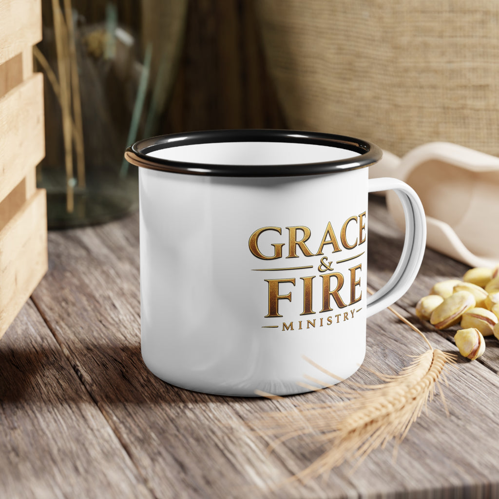 Grace & Fire Signature Enamel Camp Cup
