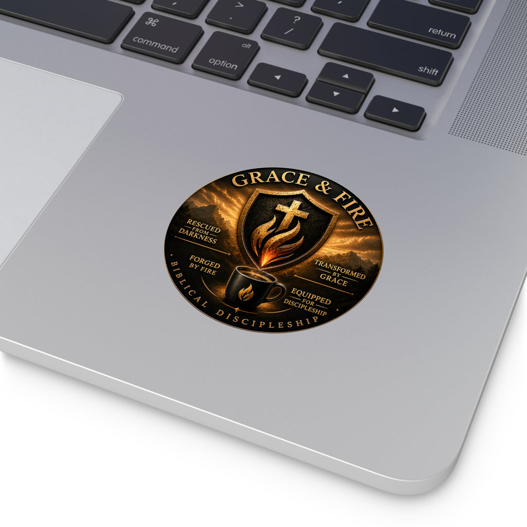Grace & Fire Signature Sticker